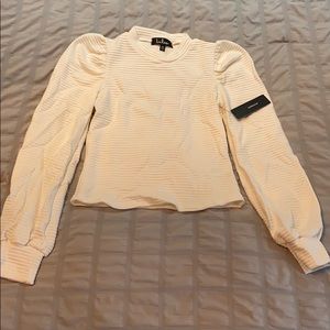 Turtleneck sweater with wide sleeves